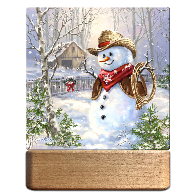 Cowboy Frosty Night Light