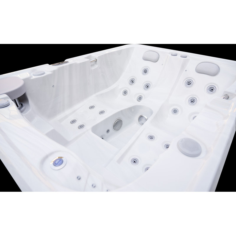 Spa hybride Plug and Play 120 V / 240 V pour 3 personnes Largo