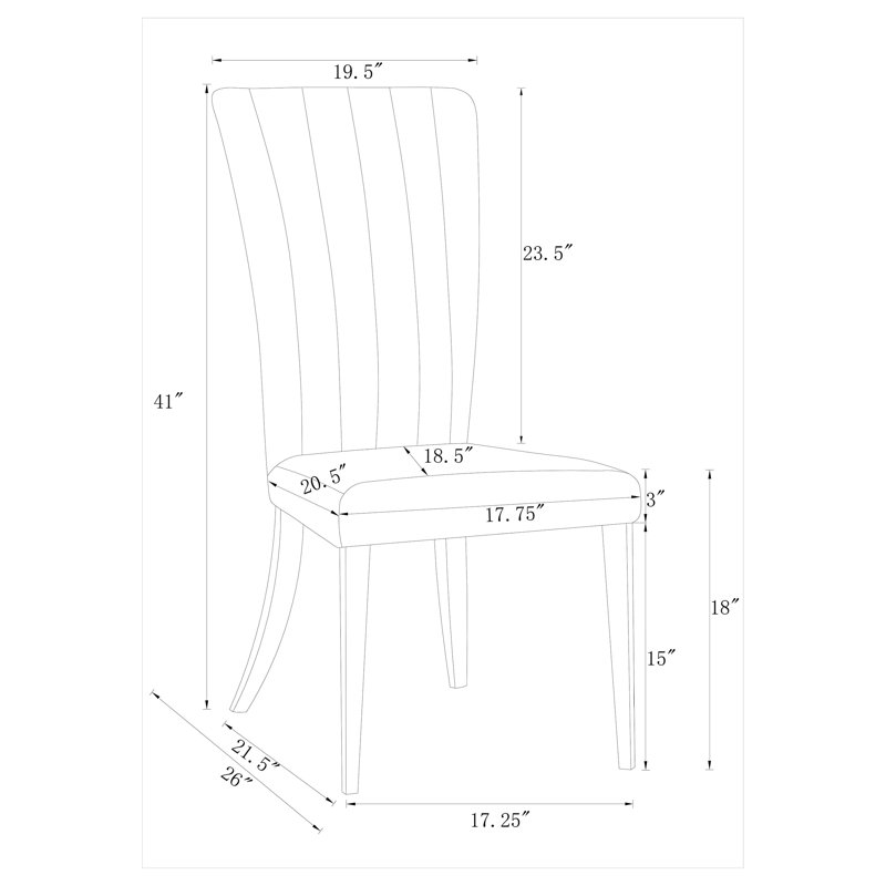 Chaise d'appoint Dearing