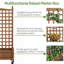 Raised Garden Bed with Trellis