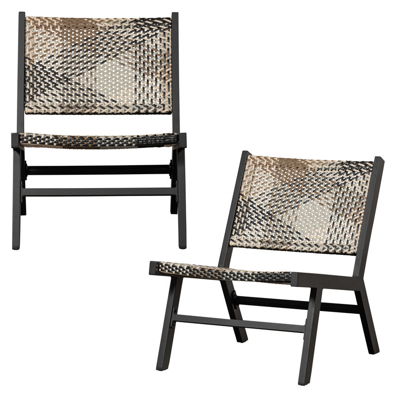Pom Outdoor Armless Lounge Chair