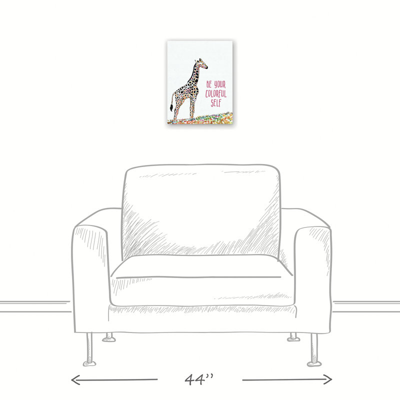 « be your color self », art sur toile