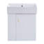 Meuble-lavabo flottant moderne avec lavabo en céramique