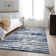 Premium Machine Washable Prisco Navy Rug