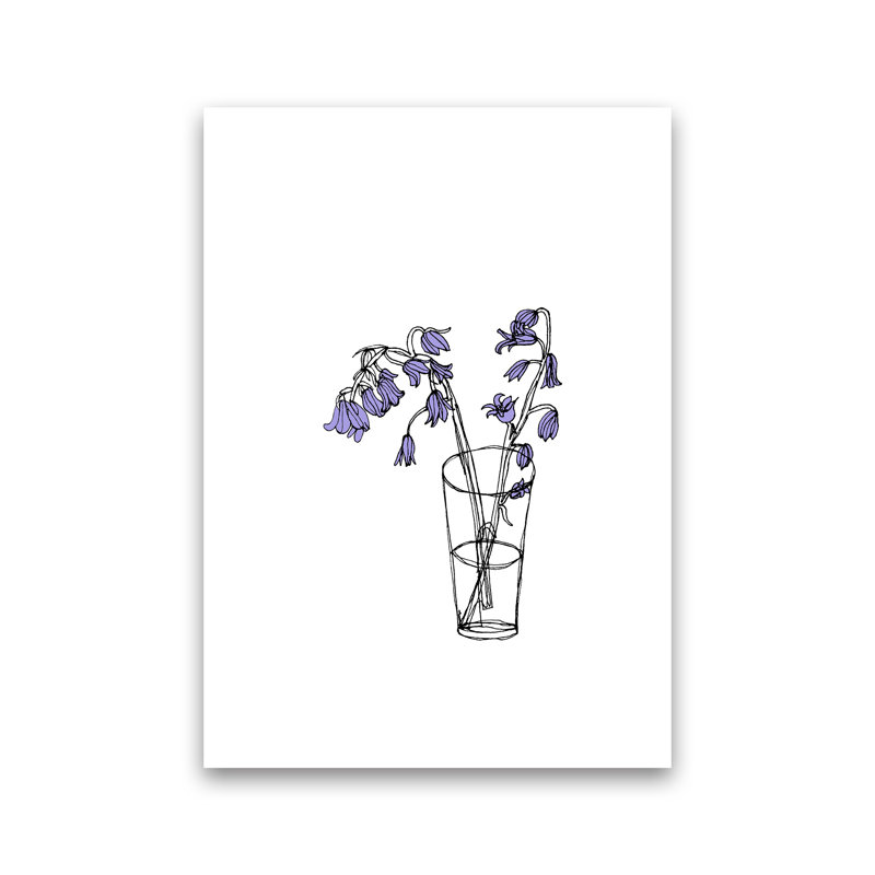 Bluebells Lilac by Carissa Tanton - Print, Unframed, 42cm H x 30cm W x 1cm D