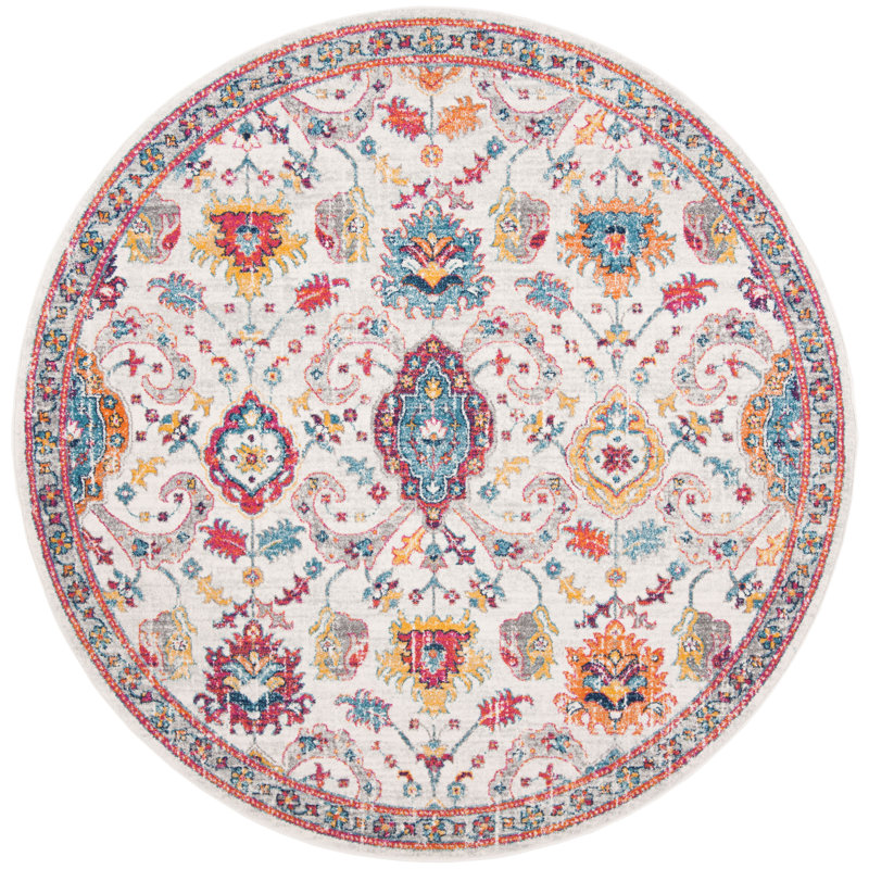 Tapis oriental performance Gourdine, Rond 6 pi 7 po