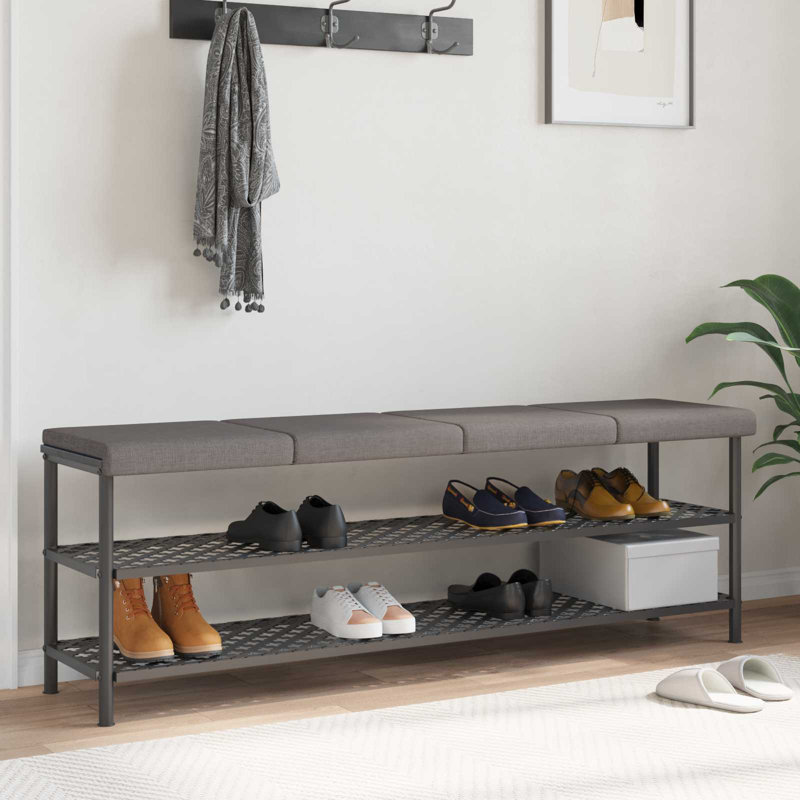  Bench Cushion Fabric Modern Indoor Seating Living Room Hallway Comfort, 4, 40 cm W x 38 cm D, Taupe