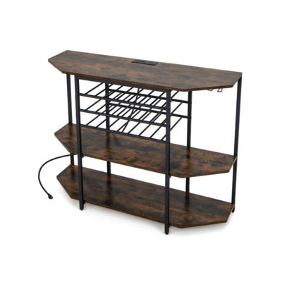 Tristy Wine Bottle & Glass Rack