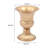 6.3" Tall Wedding Flower Vase Metal Gold Floral Stand for Table
