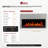 Litedeer Homes Latitude ZEF45X 45" Ultra-Slim Built-In Linear Electric Fireplace with WiFi App & Remote-886623429