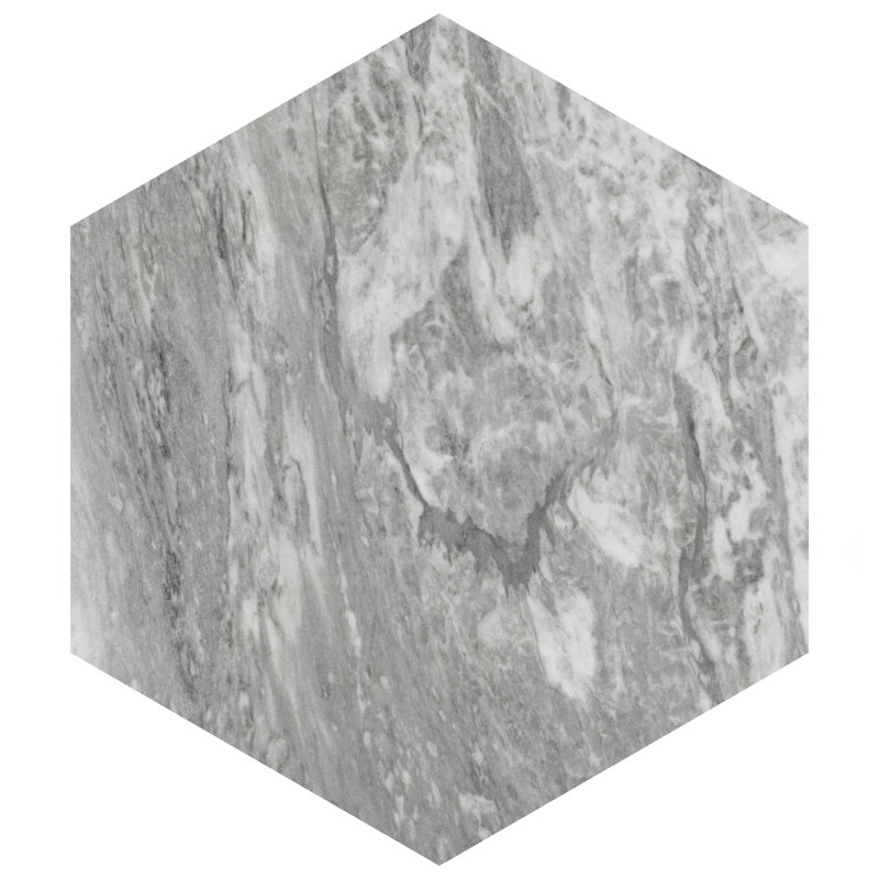 BioTech 11" x 13" Porcelain Marble Look Wall & Floor Tile