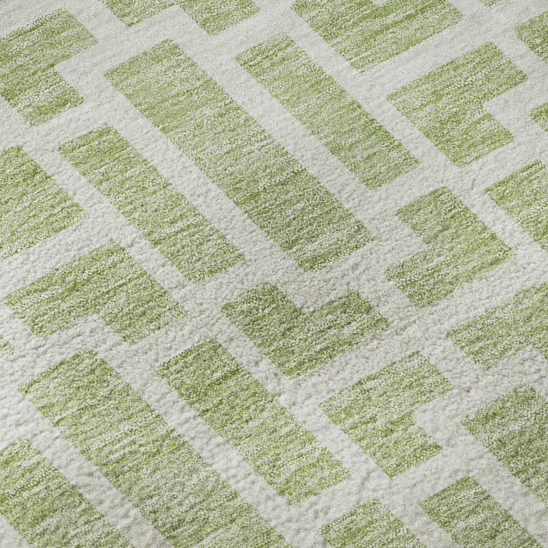 Tapis en aloès Prisco lavable à la machine de qualité supérieure, Rond 8 pi