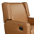 Mandie 37.4" Wide Faux Leather Swivel Rocker Manual Recliner-1789932078