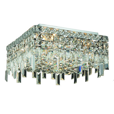 Isadora Crystal Semi Flush Mount