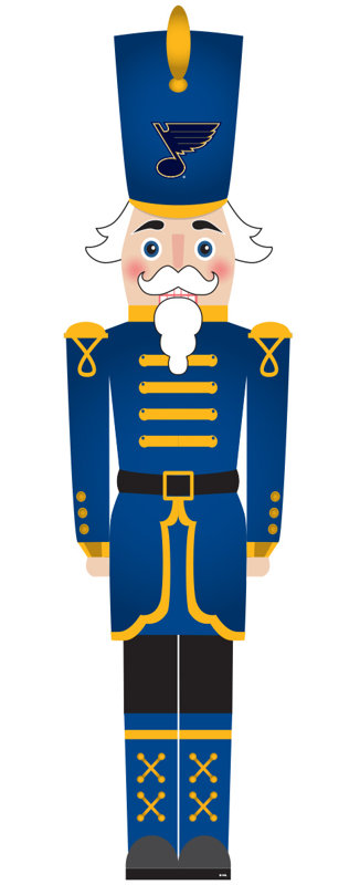 St.Louis Blues 46" Nutcracker Leaner