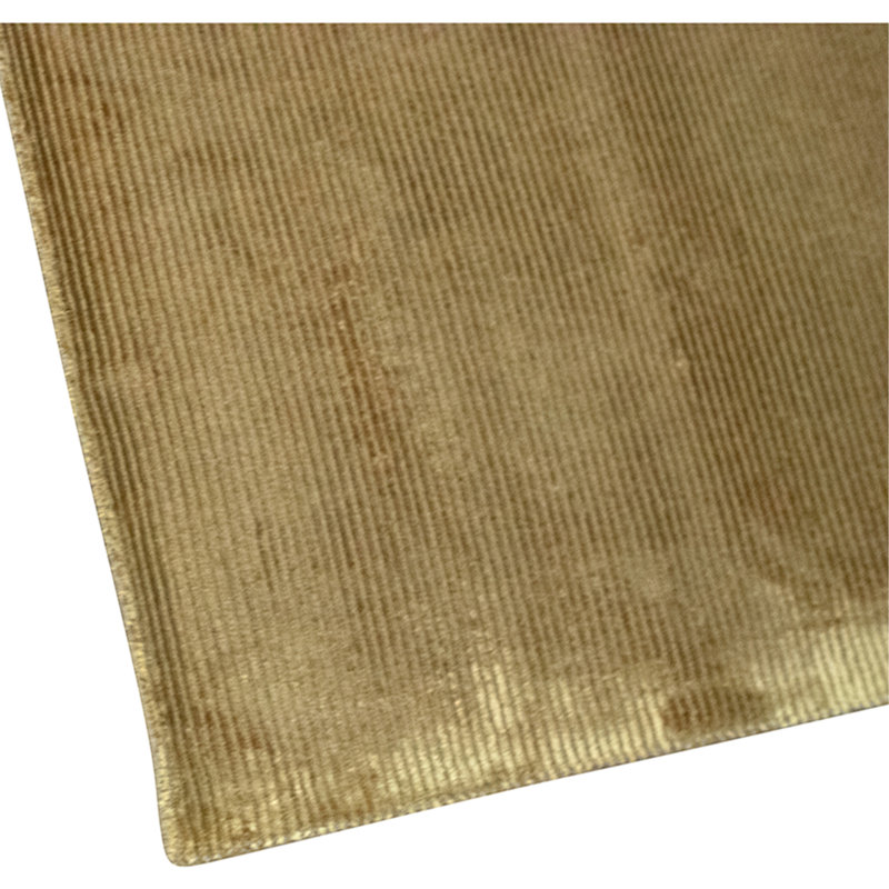 Hand Knotted Area Rug in Gold
