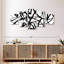 Art mural abstrait noir et blanc, reproduction d'art sur toile-92900118