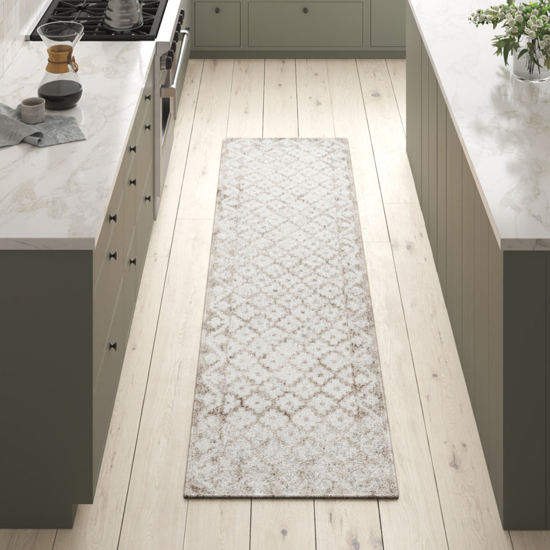 Birch Lane™ Heath Metro 357 Area Rug In Beige / Sage & Reviews | Wayfair