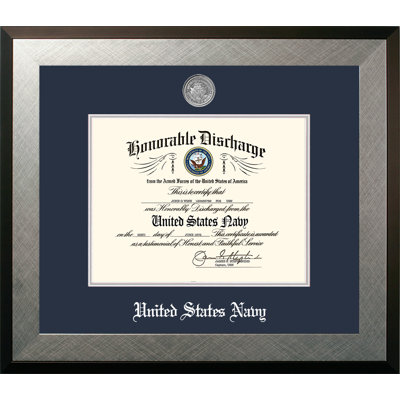 Navy Discharge Honors Picture Frame