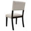 5-Piece Kitchen Dining Table Set Round Table With Bottom Shelf, 4 Upholstered Chairs For Dining Room