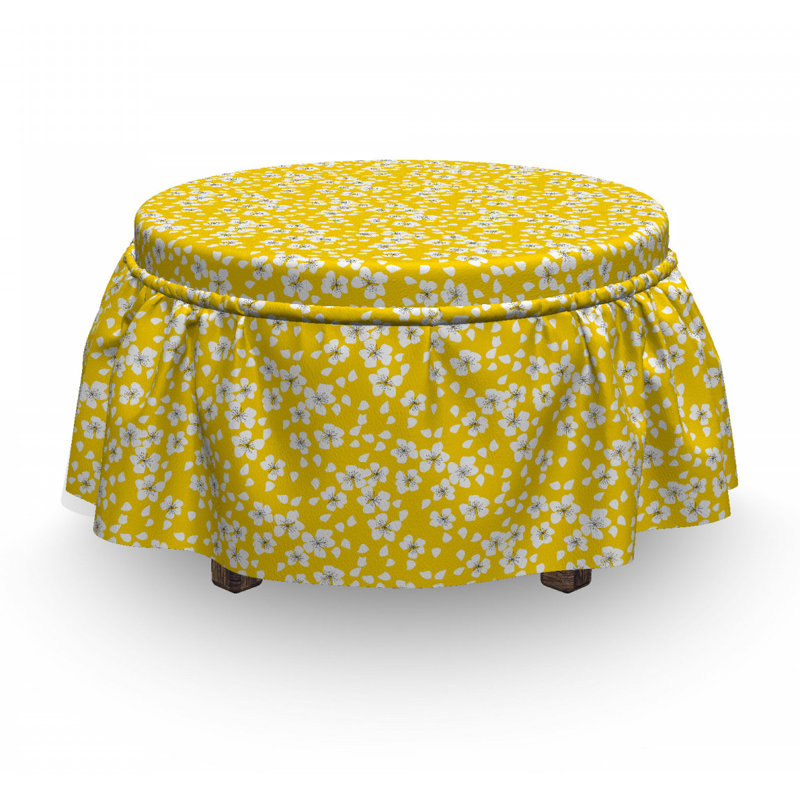 Housse pour repose-pieds motif naive