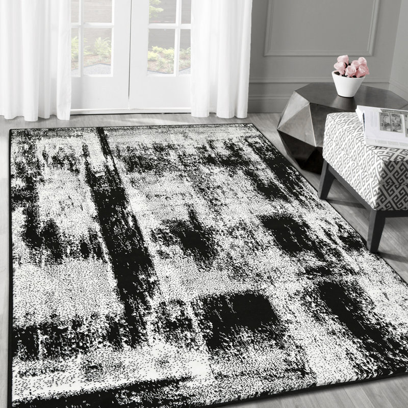Fraiser Abstract Indoor Rug, Rectangle 5' x 6'11"
