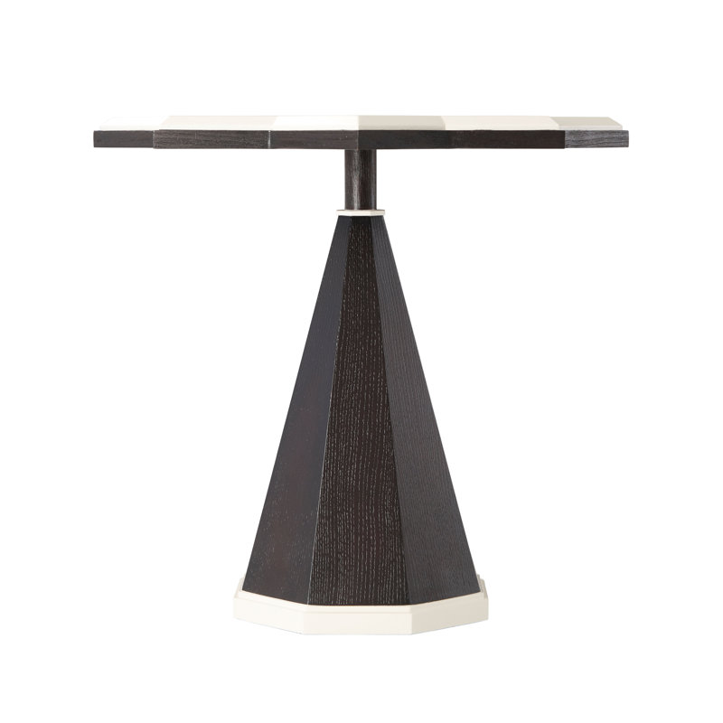 Atticus 26" Round Solid Wood End Table