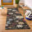 Machine Washable Indoor/Outdoor Chantille ACN2942 Floral Rug-128961530