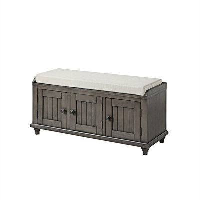 Banc avec armoire de rangement