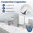 Widespread Bathroom Faucet 3 Hole, 2-Handle Bathroom Sink Faucet With Drain Assembly-120542033