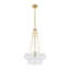 Lustre sphérique en verre à 1 lumière à intensité variable pour salon Sealey