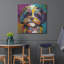  «Wouf Shih Tzu» par Rich Monet, art mural en métal, 36 po x 36 po-1549669378