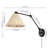 Adalyne Iron Plug-in Swing Arm Sconce