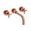 East Linear Wall Mount Bathroom Faucet-379859650