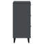 Angelice 40cm W Plastic Bedside Table-217073560