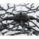 Cannes 23.7" Modern Geometric Crystal Tree Branch Round Chandelier