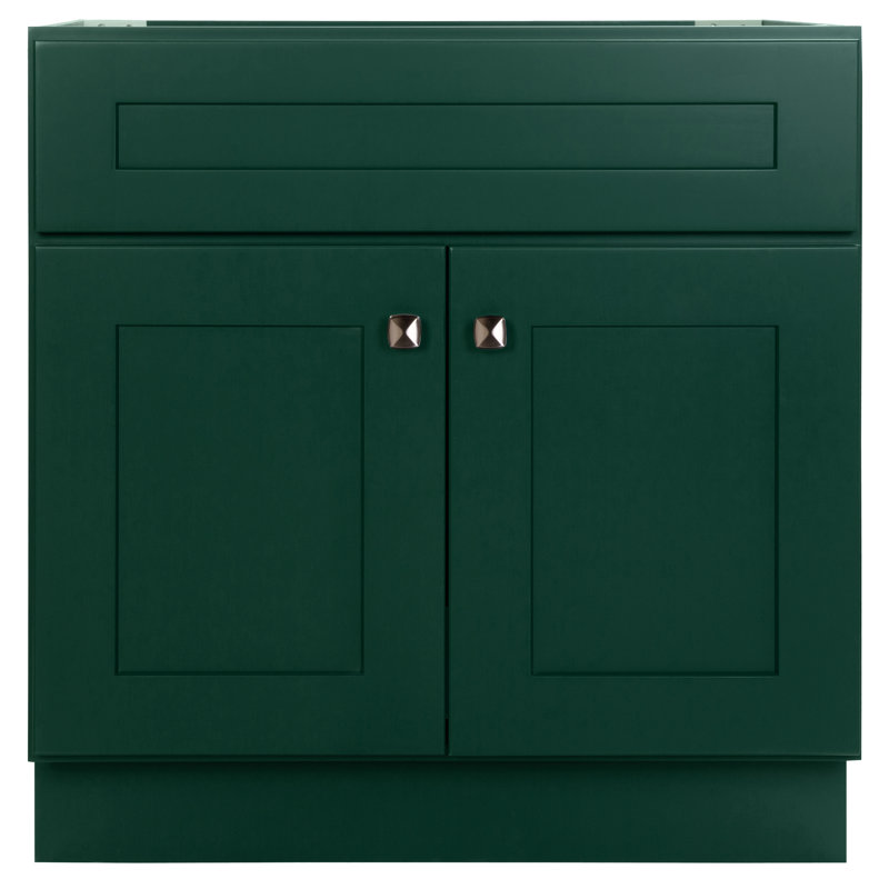 Brookings 30 Inch Bath Vanity, Fully Assembled, Sherwin Williams®, Green