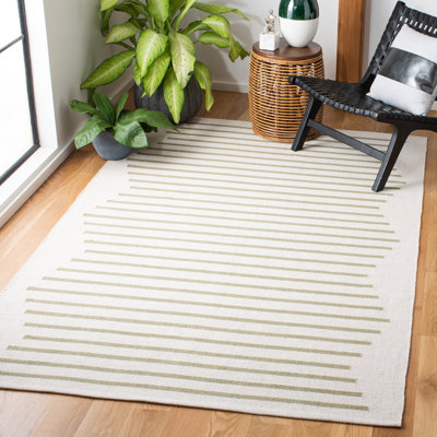 Estuardo Hand Woven Cotton Striped Rug