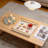 Ivory Sharkskin Leather Wooden Tray With Gold Handles Home Decor Storage