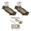 Plaque victorienne avec bouton de porte en cristal-96366330-96366322