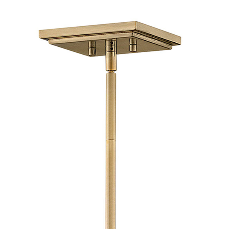 Aros 24-Light Two Cube Open Frame Pendant, Black & Warm Brass By Lisa McDennon