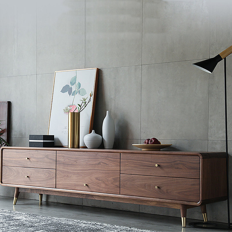Modern simple storage cabinet TV stand