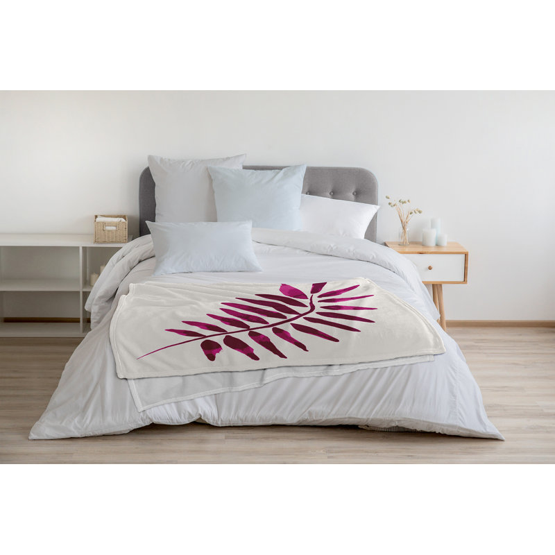 Couverture polaire Frond, L 60 po x L 80 po