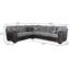 Canapé modulaire en L Prentiss Smoke And Onyx