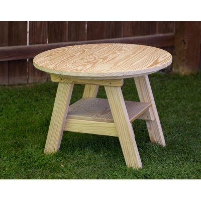 Table d'appoint en bois de pin massif