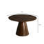 Table de salle à manger ronde Kathaline de 47 po avec plateau en placage de bois de frêne et base piédestal Kathaline-612207606