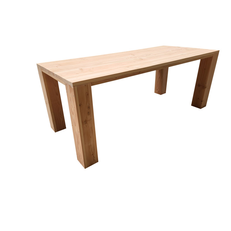 Naquin Solid Wood Dining Table, H78 x L200 x W80cm