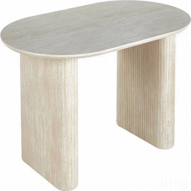 Pied de table basse extensible, table de salle à manger, table basse de bureau, Blanc
