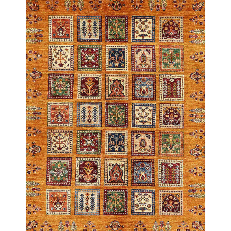 Abstract Indoor Rug, Rectangle 4' x 6'
