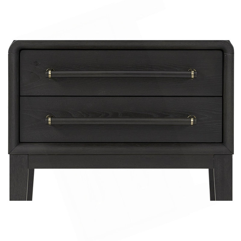 Small Nightstand - Peppercorn, Black